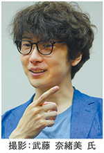 朝比奈　秋氏（作家・医師）撮影：武藤 奈緒美 氏